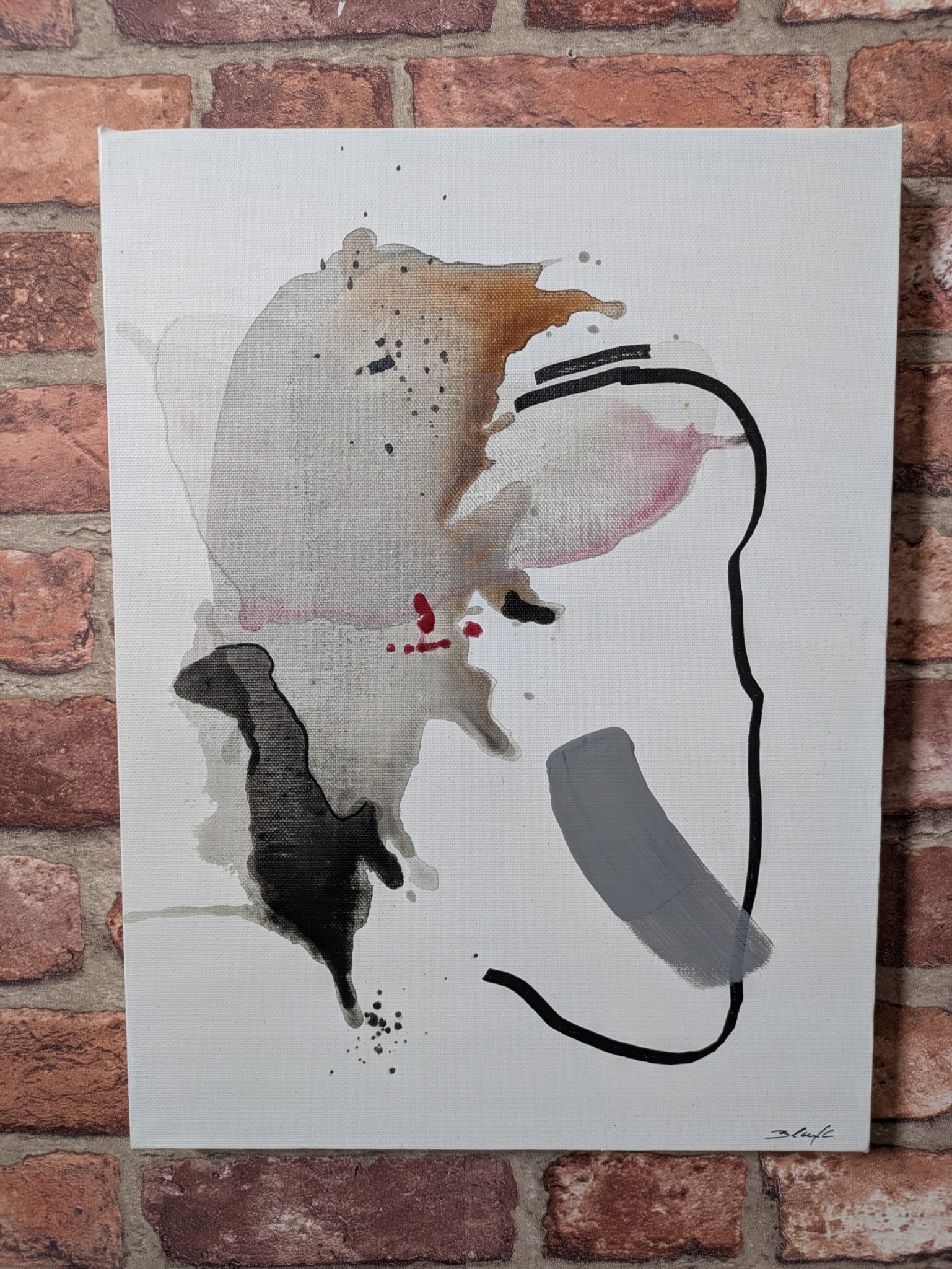 Red Spot Serie - Grey I
