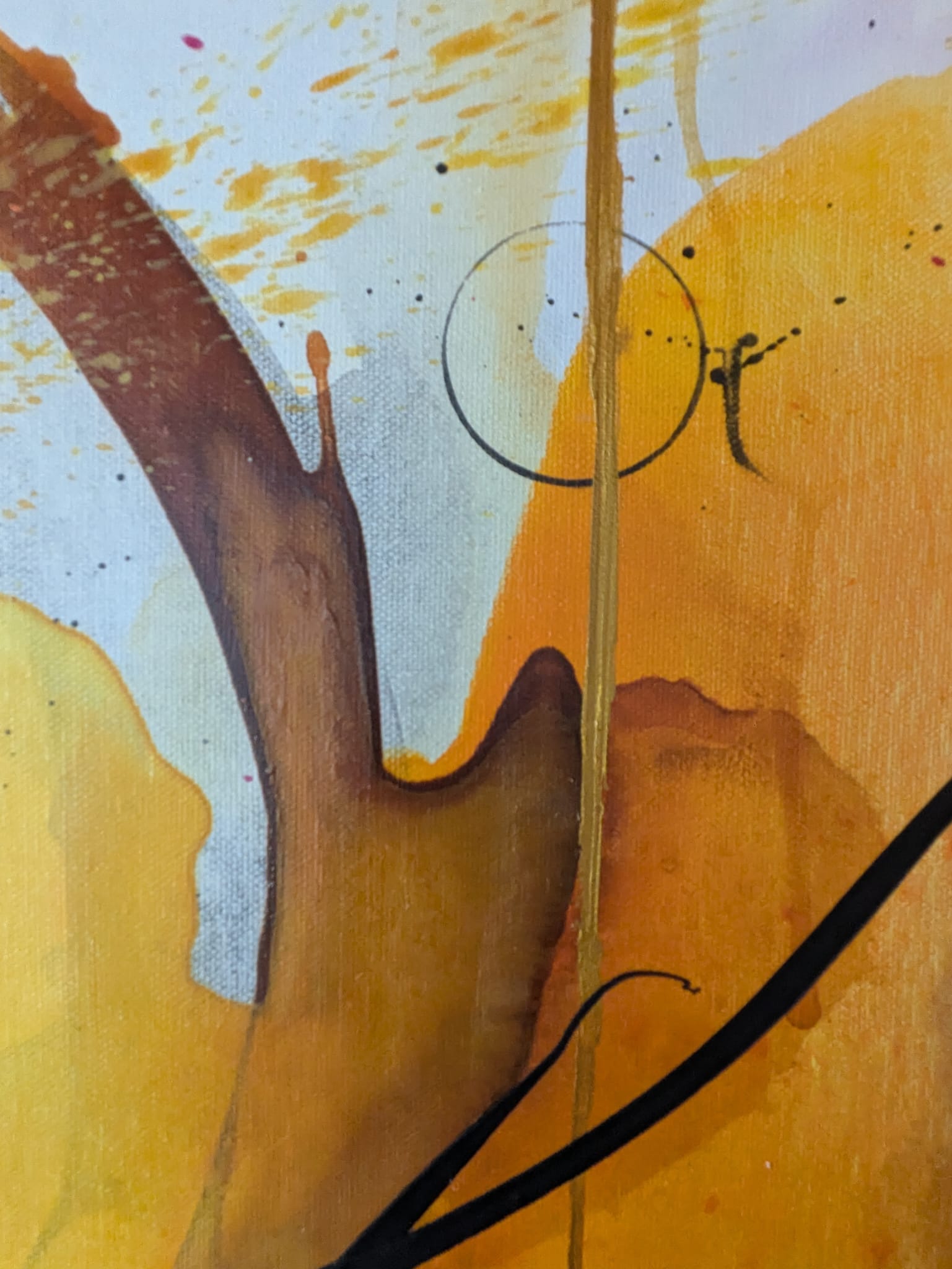 Red Spot Serie - Yellow I Detail 2