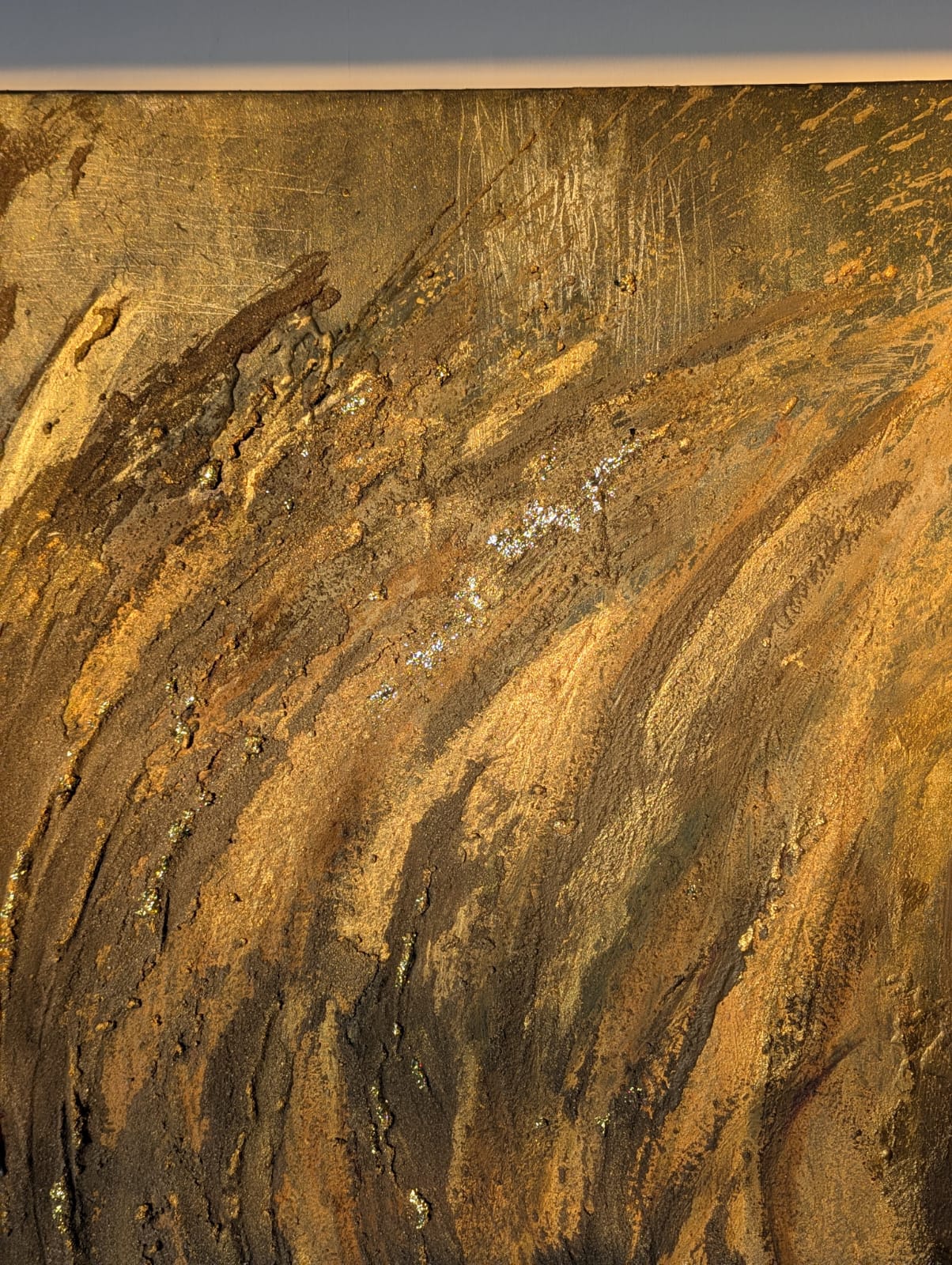 Gold in Erde Detail 2